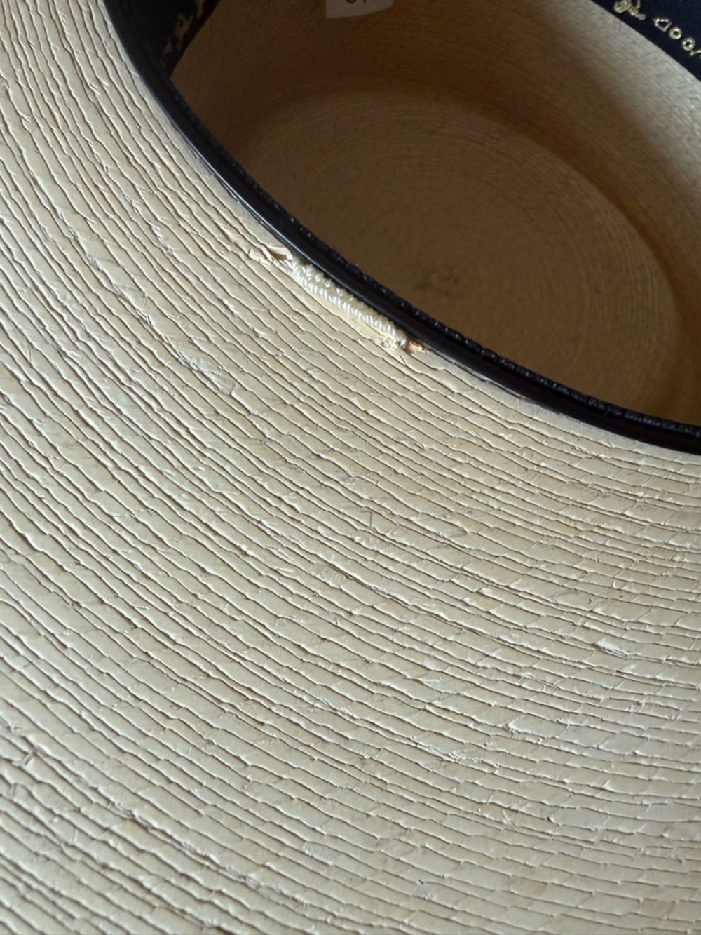 Atwood wide brim straw hat - Picture 8 of 9